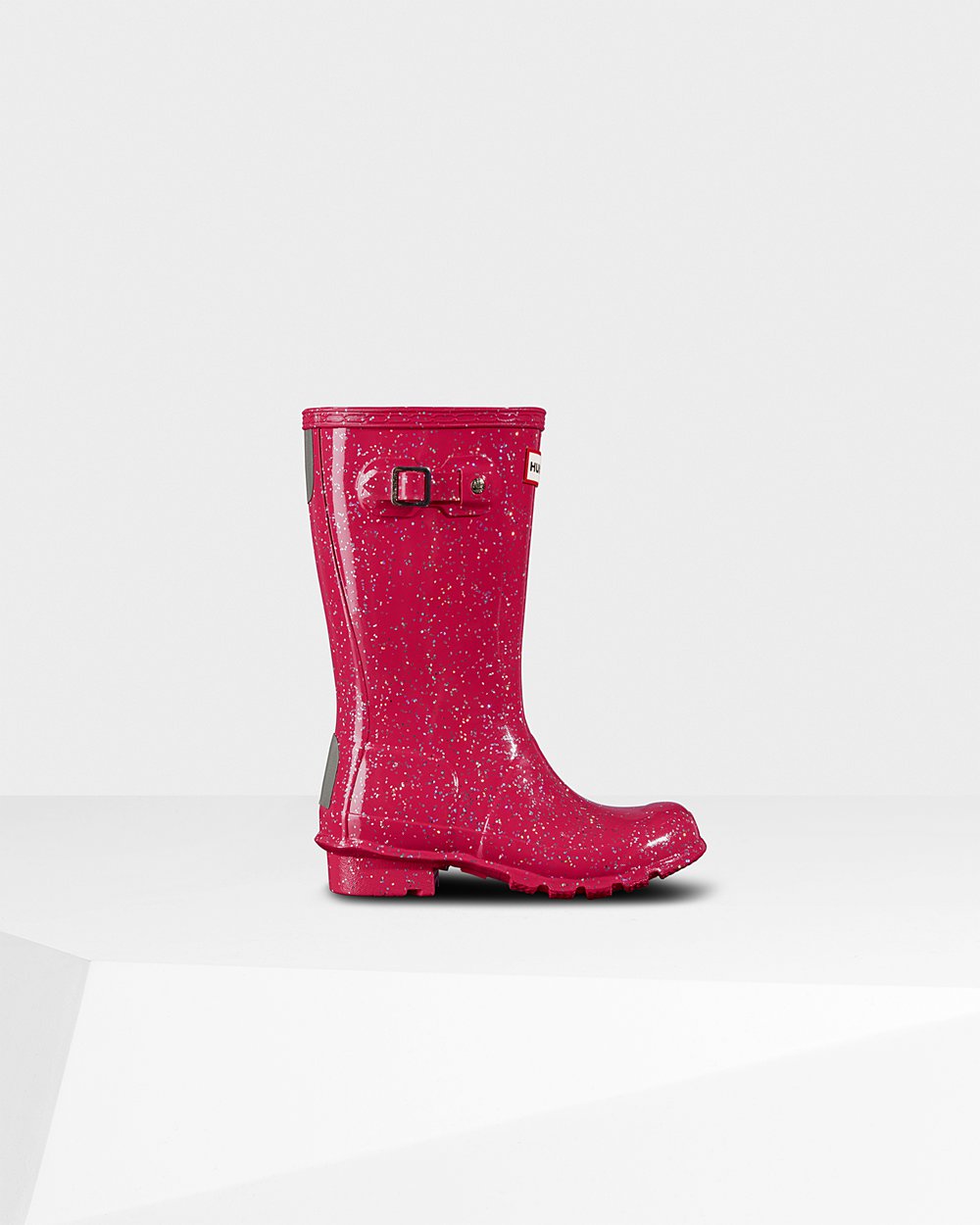 Botas De Agua Hunter Niños Original Big Giant Glitter - Rosas - Argentina 5896YKOHG